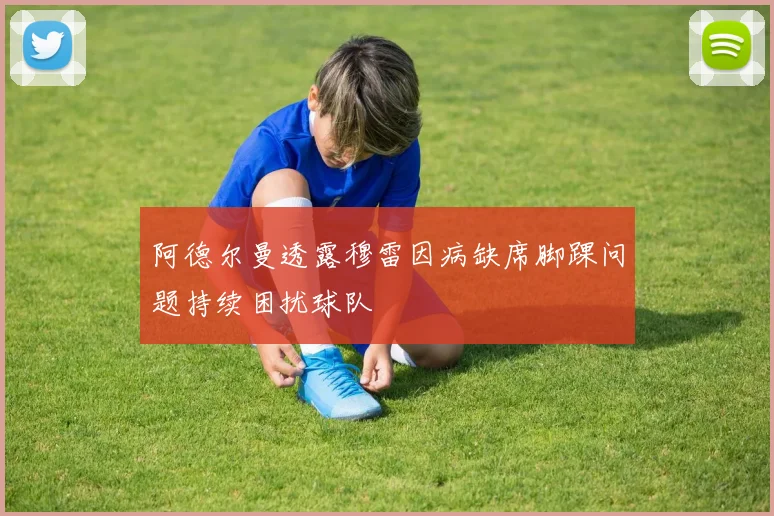阿德尔曼透露穆雷因病缺席脚踝问题持续困扰球队